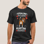 T-shirt Stealing Hearts And Blasting Farts Beagle Dog Vale (Devant)