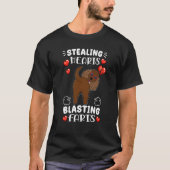 T-shirt Stealing Hearts Blasting Farts Cocker Spaniel Vale (Devant)