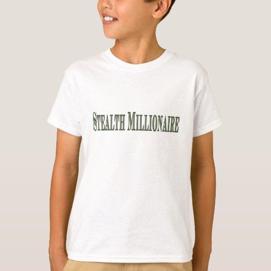 T-shirt Stealth Millionaire (Devant)