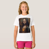 T-shirt Steam Punk Mona Lisa (Devant entier)