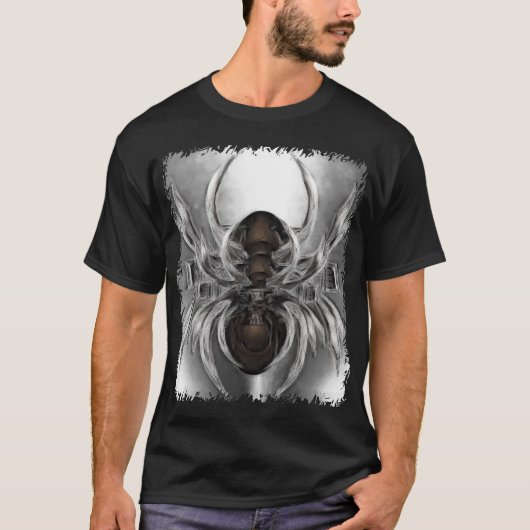 T-shirt Steam Spider Steampunk (Devant)