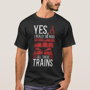 T-shirt Steam Train Driver Trainspotting Locomotive Vintag