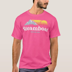 T-shirt Steamboat Colorado Ski Snowboard Randonnée Family