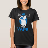 T-shirt Steamer E Cigarette Vape E Shisha Fumer Sm (Devant)