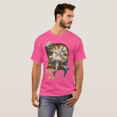 T-shirt Steampunk Art Ocean Library (Devant entier)