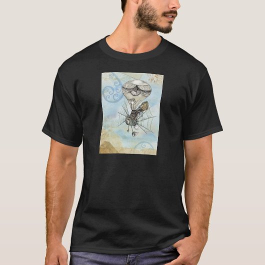 T-shirt steampunk balloon (Devant)