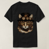 T-shirt Steampunk Chat 1 (Design devant)