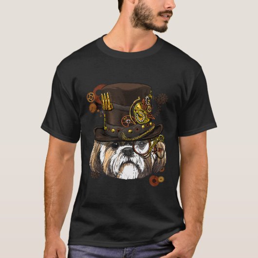 T-shirt Steampunk Chih Tzu Chien Steampunk (Devant)