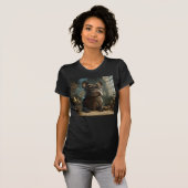 T-shirt Steampunk Frenchie (Édition 1) - Coupe ajustée pou (Devant entier)