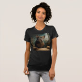 T-shirt Steampunk Frenchie (Édition 2) - Coupe ajustée (Devant entier)
