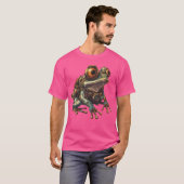 T-shirt Steampunk Frog Art (Devant entier)