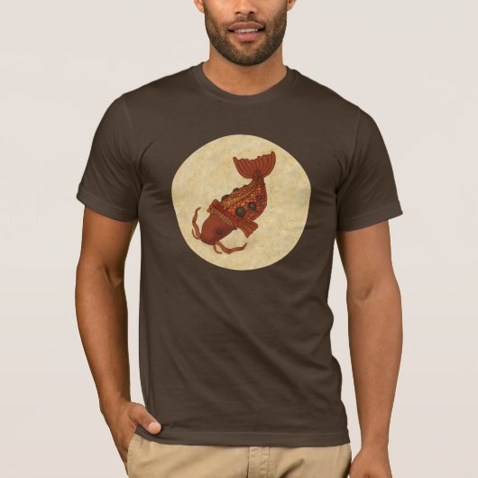 T-shirt Steampunk Koi (Devant)