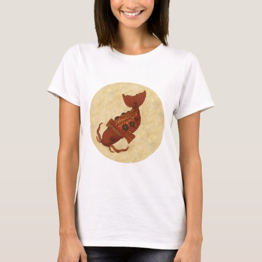 T-shirt Steampunk Koi (Devant)