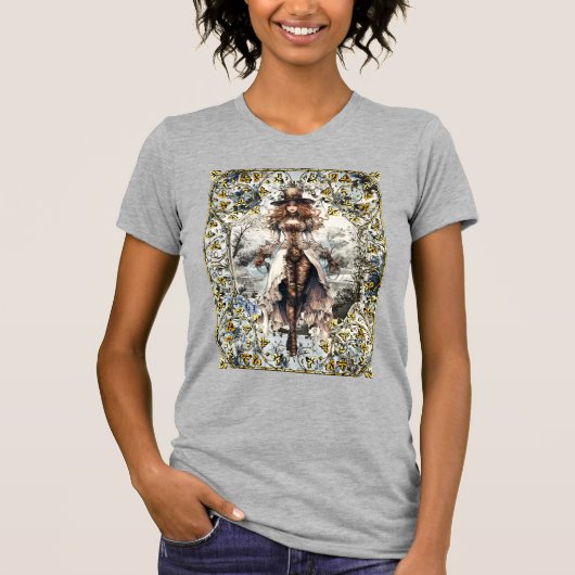 T-shirt Steampunk Lady 105 (Devant)