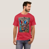 T-shirt Steampunk Le Portrait De L'Homme Tin (Devant entier)