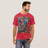 T-shirt Steampunk Le Portrait De L'Homme Tin (Devant entier)
