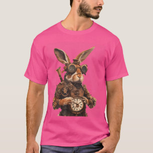 T-shirt Steampunk Rabbit Imaginaire Animal Art