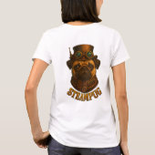 T-shirt Steampunk SteamPug T Shirt - unique Steampunk dog! (Dos)