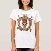 T-shirt Steampunk Thème Top Hat Skull Thunder_Cove (Devant)