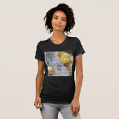 T-shirt Steampunk & Yellow Roses (Devant entier)