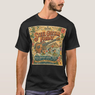 T-Shirt Steel Guitar FRIDAY Waikīkī Vintage