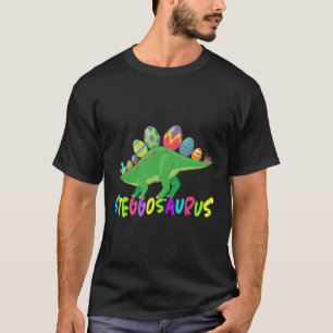 T-shirt Stegosaurus Bunny OEufs Jour de Pâques Dinosaur Di