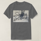 T-shirt Steinberg mon chien dans mon Studio (Design devant)