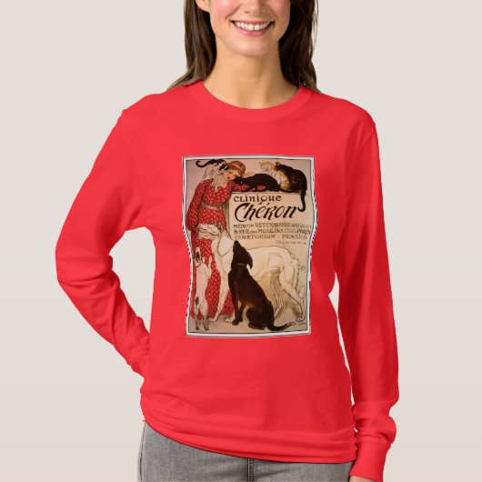 T-Shirt: Steinlen "Clinique Cheron" T-shirt (Voorkant)