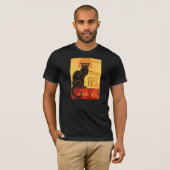 T-shirt Steinlen : Conversation Noir (Devant entier)