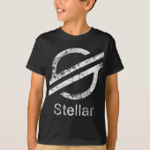 T-shirt STÉLLAR LUMENS Crypto XLM Token Bloc décentralisé (Devant)