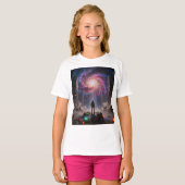T-shirt Stellar Path – Journey Through the Universe´3 (Devant entier)