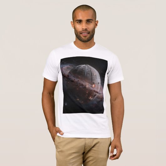 T-shirt Stellar Path – Voyage à travers l'univers (Devant entier)