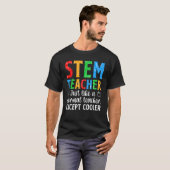 T-shirt STEM Enseignant Science Technologie Génie Math (Devant entier)