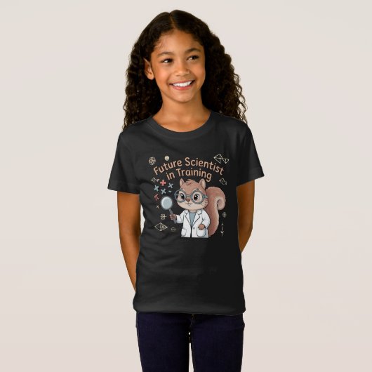 T-Shirt "STEM Squirrel Scientist Shirt – Future Scientist  (Devant entier)