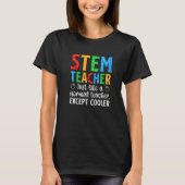 T-shirt STEM Teacher Science Technology Engineering Math (Devant)