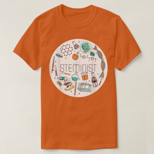T-shirt Stéménite Science Technologie Génie Math STEM (Design devant)
