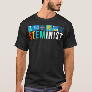 T-shirt Stéménite Science Technologie Génie Mathématiques 