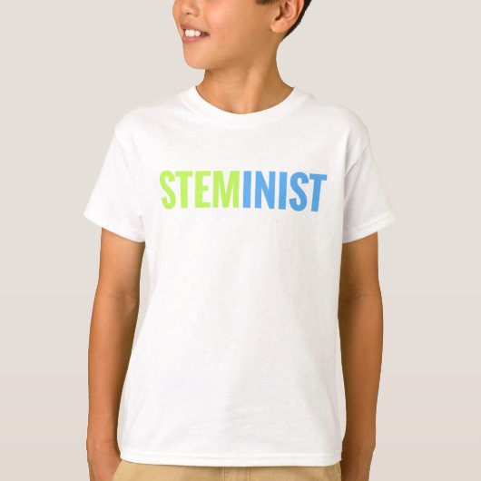 T-SHIRT STEMinist Kinderen (Voorkant)