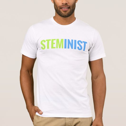 T-SHIRT STEMinist Mannen (Voorkant)