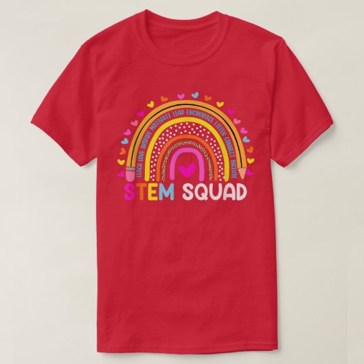 T-shirt Steminist STEM Teacher Science Technology Engineer (Design devant)