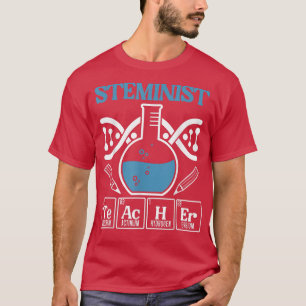 T-shirt Steminist Teacher Engineering Biologiste Science M