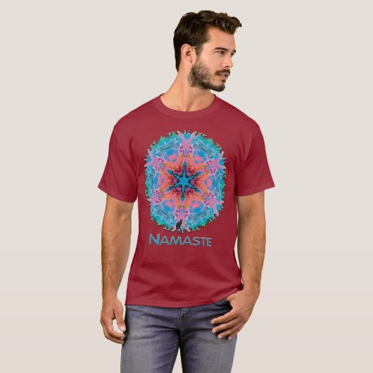T-shirt Stemma Namaste Kaleidoscope (Devant entier)