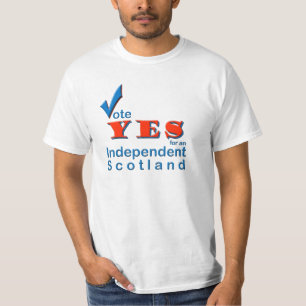 T Shirt stemt ja voor een onafhankelijk Schotland