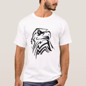 T-shirt Stencil d'aigle à tête blanche (Devant)
