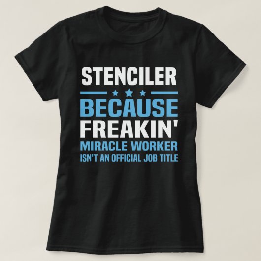 T-shirt Stenciler (Design devant)