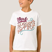 T-shirt Step 1: Procastination (Devant)