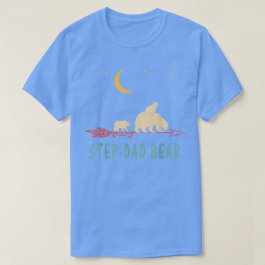 T-shirt Step Dad Bear, 2 chemises de Cubs Twice Blessed St (Design devant)