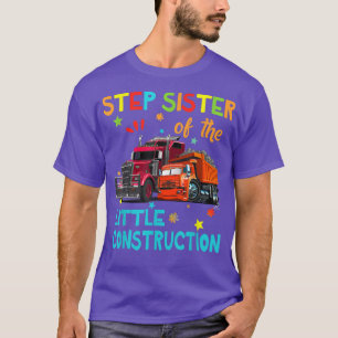 T-shirt Step Soeur De Petit Camion De Construction Anniver