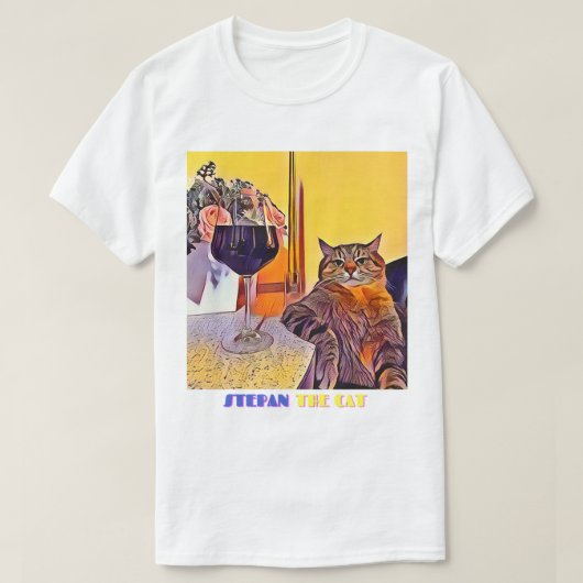 T-shirt Stepan Le Cat Art (Design devant)