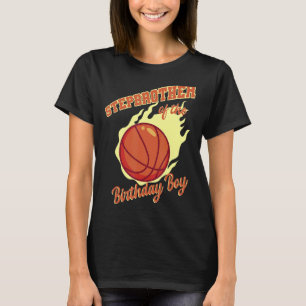 T-shirt Stepbrother De La Famille De Basketball De Garçon